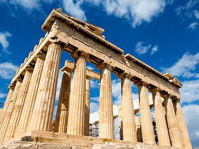 The Parthenon in Athens, inspiration for Greek Revival architecture