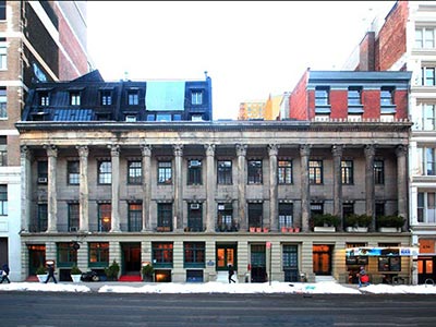Colonnade Row where the Astor Place Theatre is located