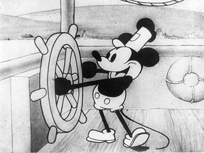 The first theater to show a Mickey Mouse film