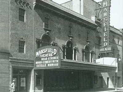 The Mansfield Theatre when it first opened in 1926