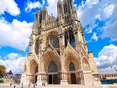 Notre-Dame de Reims, a landmark example of Gothic architecture