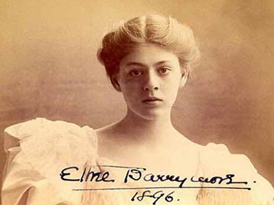 Ethel Barrymore at age 17
