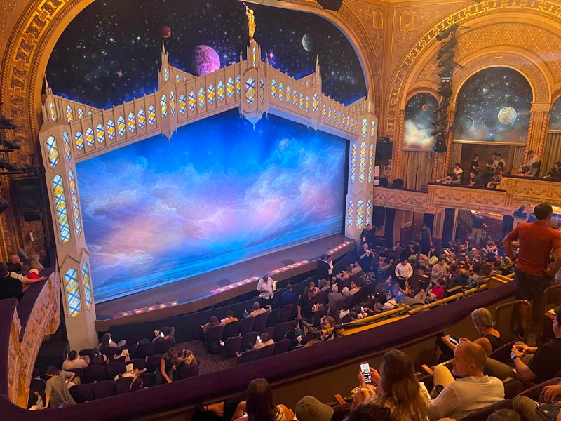 Eugene O’Neill Theatre seat view Mezzanine Ride Row E