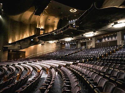 The Gershwin Theatre with the largest seating capacity