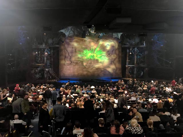 Gershwin Theatre seat view Orchestra Center Row U