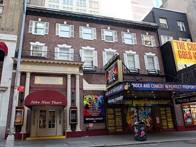 Exterior of the Hayes Theater