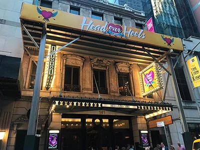 Exterior of the Hudson Theatre
