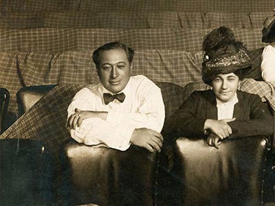 Henry B. Harris on the left, his wife Renee Harris on the right