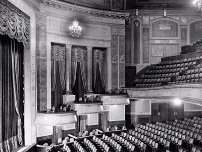 Interior of the Imperial Theatre at the time of its opening