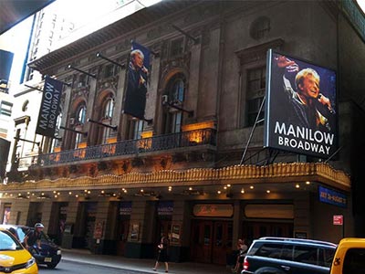 The exterior of the Lunt-Fontanne Theatre