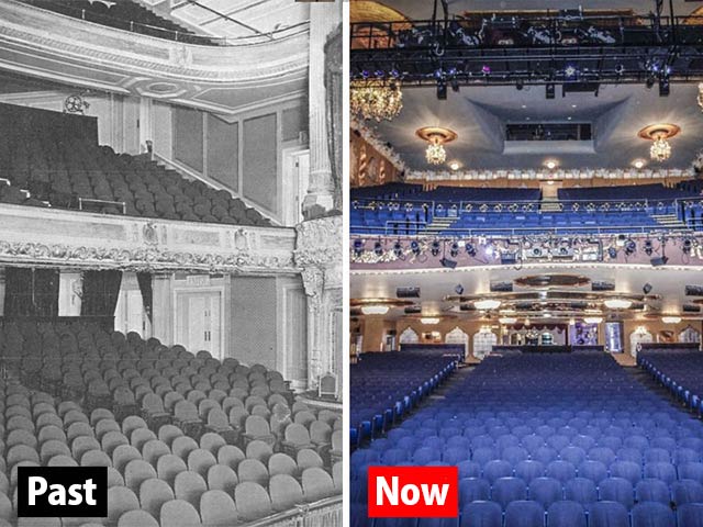 The Lunt-Fontanne Theatre after the balcony removal