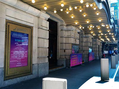 The Lyceum Theatre on 45th Street