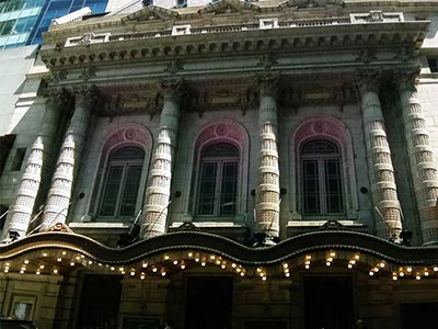 The Lyceum Theatre built in Beaux-Arts style