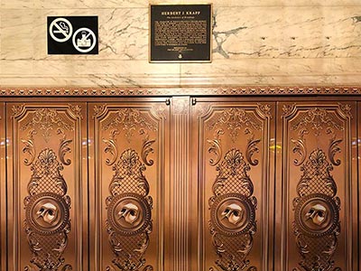 Plaque above the entrance of the Majestic Theatre