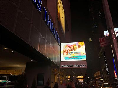 Guests can enjoy nearby restaurants even after evening shows at the Marquis Theatre