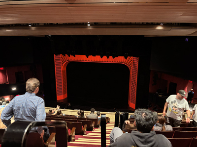 Marquis Theatre seat view Mezzanine Center Row FF