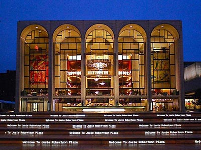 The Metropolitan Opera House, part of the Lincoln Center complex