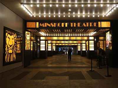 The Broadway Musical The Lion King at Minskoff Theatre
