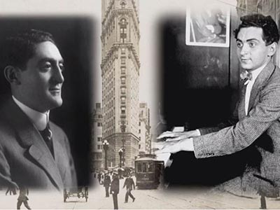 Sam Harris (left) and Irving Berlin (right)