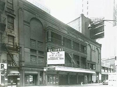 The National Theatre at its founding in 1921