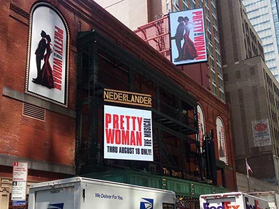Exterior of the Nederlander Theatre