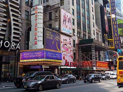 The Broadway Musical Aladdin at New Amsterdam Theatre