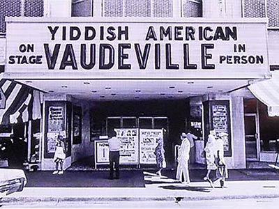 A Yiddish theater of the era