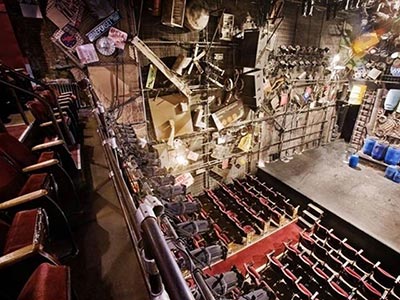 Inside seating at the Orpheum Theatre