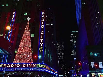 Exterior of Radio City Music Hall