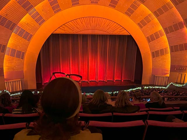 Radio City Music Hall seat view 2nd Mezzanine Section 5 Row E