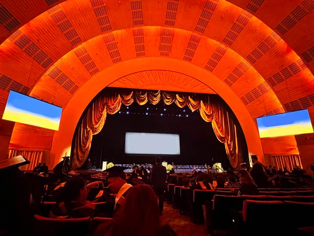 Radio City Music Hall seat view Orchestra Section 5 Row TT