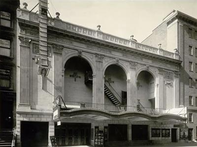 Chanin’s 46th Street Theatre at the time of construction