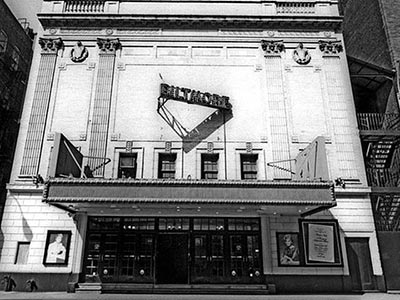 The Biltmore Theatre at the time of its opening