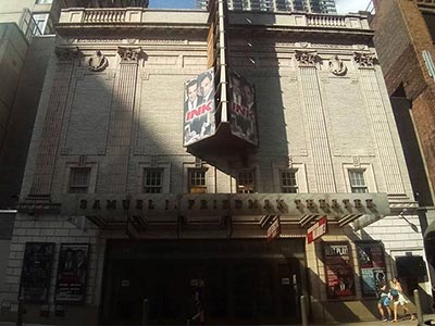 Exterior view of the Samuel J. Friedman Theatre