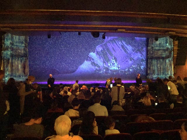St. James Theatre seat view Orchestra Center Row S