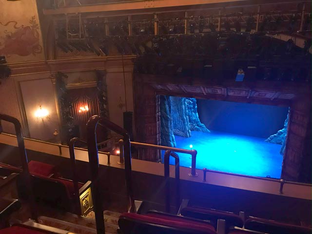 St. James Theatre seat view Balcony Center Row C
