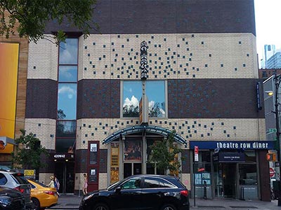 Front view of Stage 42 on 42nd Street