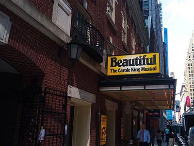 The present-day Stephen Sondheim Theatre