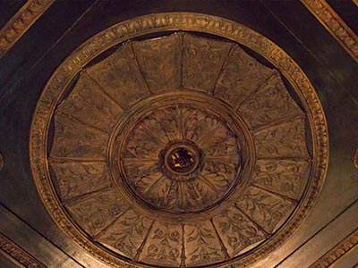 The dome that has illuminated the theatre since its opening in 1927