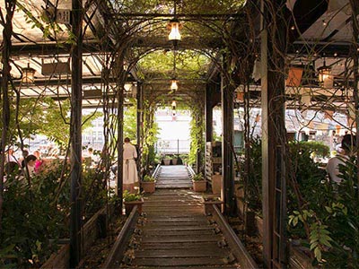 Gallow Green rooftop at the McKittrick Hotel