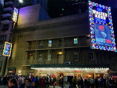 The Broadway Musical Hadestown at Walter Kerr Theatre