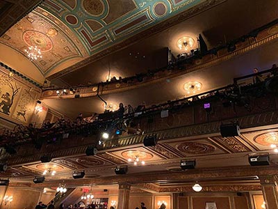 Interior of the Walter Kerr Theatre featuring Herbert J. Krapp’s Neo-Renaissance design