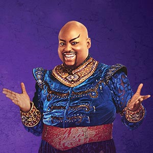 Genie, a key character in the Broadway musical Aladdin