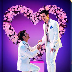 Jamie and Paul from the musical Company