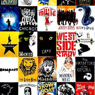 Guide to finding Broadway musicals