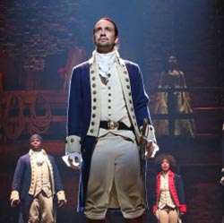 Hamilton, the protagonist of the musical