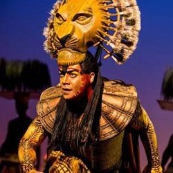 Mufasa, a character in The Lion King Broadway musical