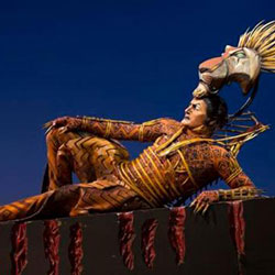 Scar, a character in The Lion King Broadway musical