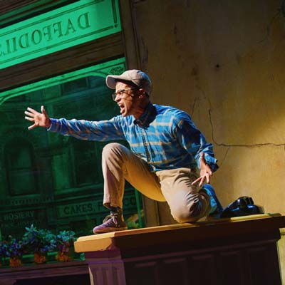 Seymour, the main character of Little Shop of Horrors the musical