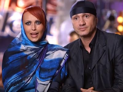 Broadway The Illusionists magicians Sos and Victoria Petrosyan